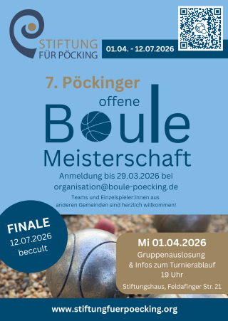 Projekte | Boule | 7. Meisterschaft Plakat