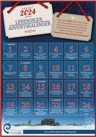 Projekte | Lebendiger Adventskalender 2024 | Flyer