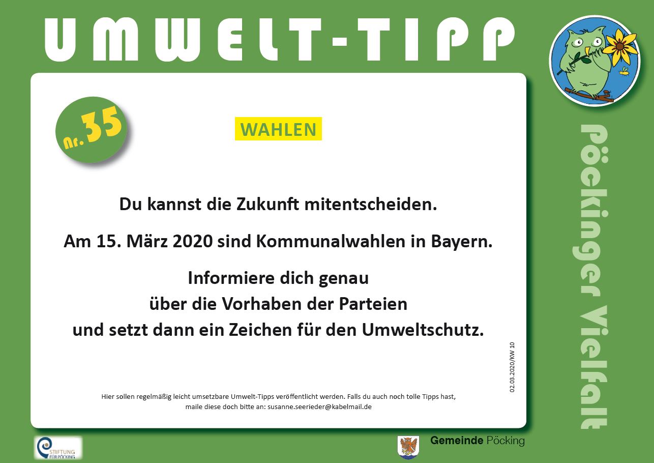 Projekte | Pöckinger Vielfalt | Umweltkalender