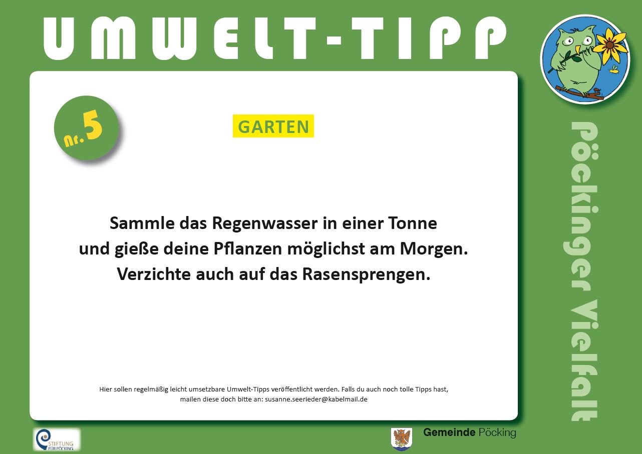 Projekte | Pöckinger Vielfalt | Umweltkalender